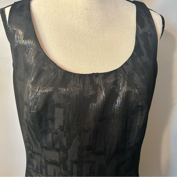 I Heart Ronson Little Black Dress Sleeveless Scoop Neck Mini Dress NWT Large - Picture 2 of 7